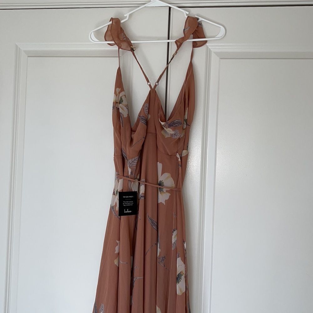 LULU’S High - Low Wrap Dress 🌸 - Picture 9 of 10